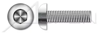 #0-80 X 1/8″ Button Head Hex Socket Cap Screws, Stainless Steel