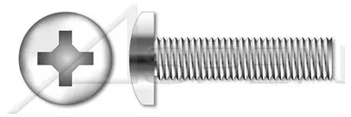 #0-80 X 11/32″ Machine Screws, Pan Phillips Drive, Full Thread, Stainless Steel