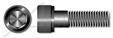 1/2″-13 X 5″ Hex Socket Head Cap Screws, Part Thread, Coarse Thread, Alloy Steel, Made in U.S.A.