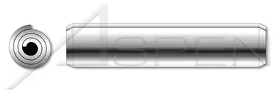 1/4″ X 7/8″ Coiled Spring Pins, 420 Stainless Steel