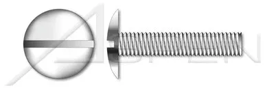 #1-72 X 1/2″ Machine Screws, Truss Slot Drive, Full Thread, Stainless Steel