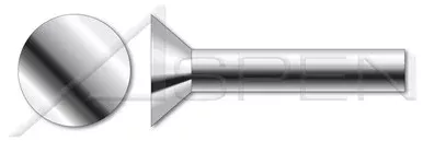 1/8″ X 1/2″ Solid Rivets, Flat Countersunk Head, Stainless Steel