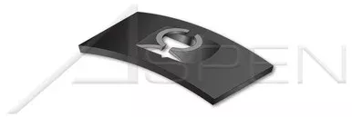 #10 Steel Spring Nuts, Flat Style “Speed” Nuts, SAE 1050 Carbon Steel, Phosphate Coated and Oiled, Black