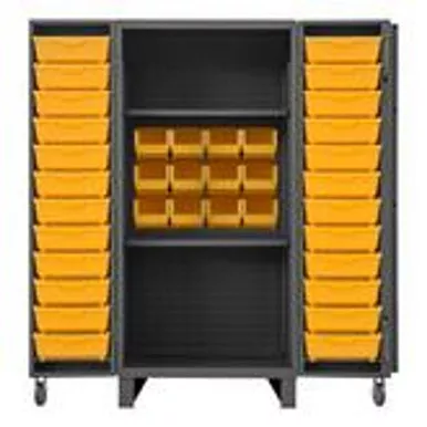 12 Gauge Tilt-Bin Cabinet with Shelves