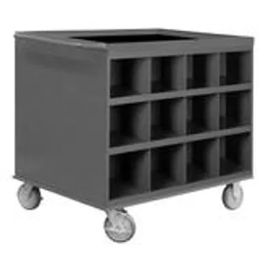 2 Sided Stock Cart with 24 Bins
