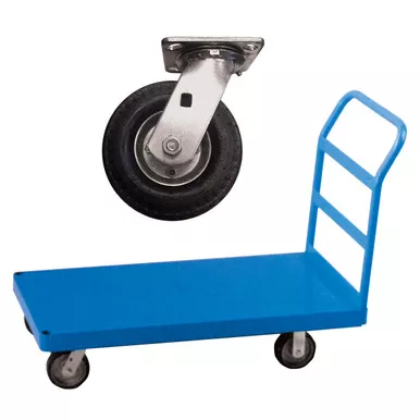 27 x 54 Platform Trucks with Fully Pneumatic Casters - 2
