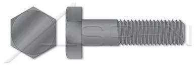 3/8″-16 X 8″ Machine Bolts, Hex Head, Undersized Body, A307 Steel, Plain