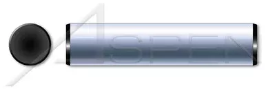 3/8″ X 1″ Solid Dowel Pins, Alloy Steel, Plain, Unbrako