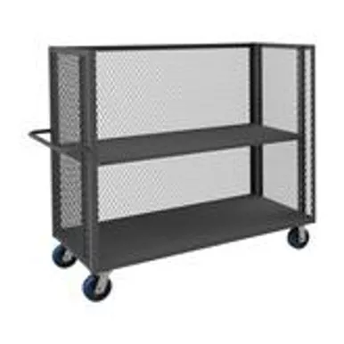 3 Sided Mesh Truck with 1 Adjustable Shelf
