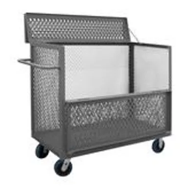 3 Sided Mesh Truck with Drop Gate and Top