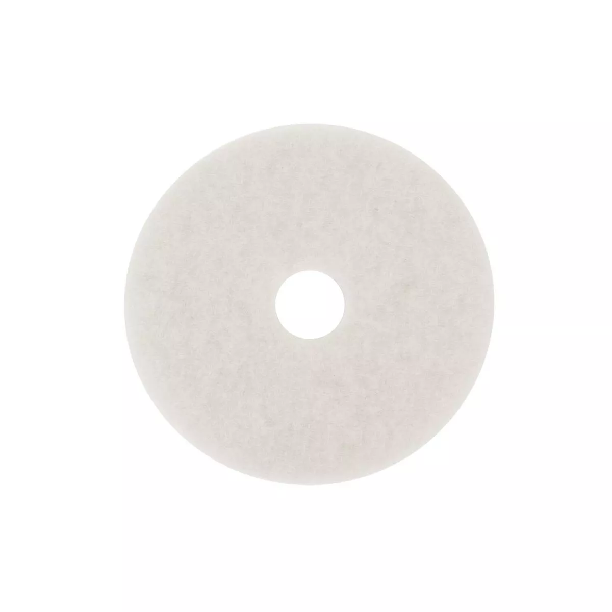 3M 4100 White Super Polish Pad, 10 in, Center Hole, Fine, White (7000120645) (5 Pack)