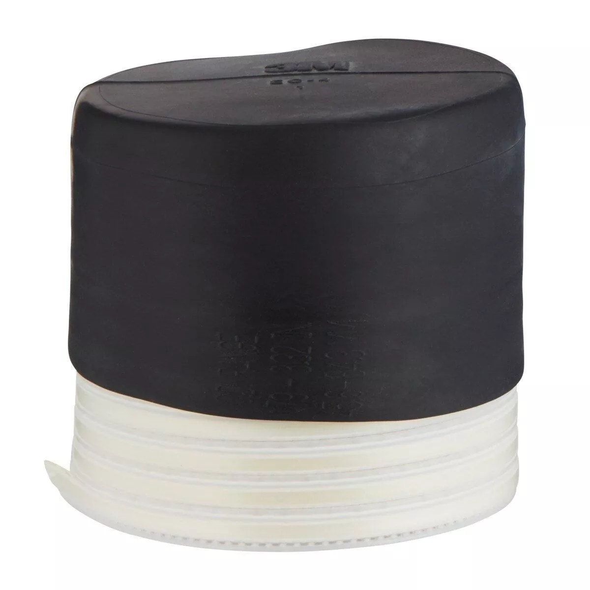 3M Cold Shrink End Cap, EPDM Rubber, Black, 1.79-3.32 in Use Range (EC-4) (7100017443) (10 Pack)