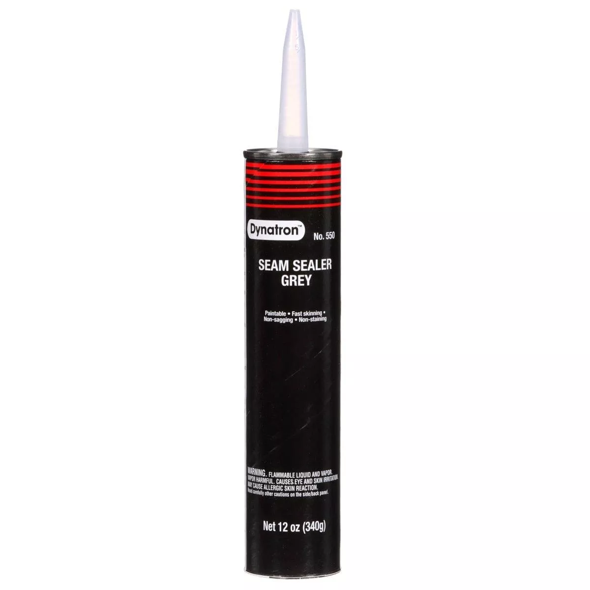 3M Dynatron Auto Seam Sealer Caulk, 550, Grey, 12 oz (00550) (7000125068) (12 Pack)