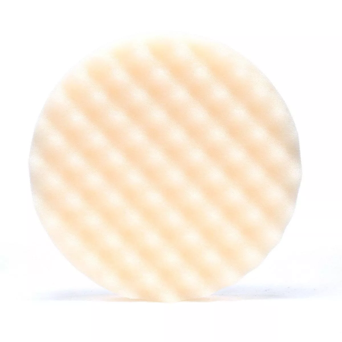 3M Perfect-It Hookit Foam Compounding Pad, Hook and Loop, Waffle, White, 8 in (05737) (7100008771) (6 Pack)