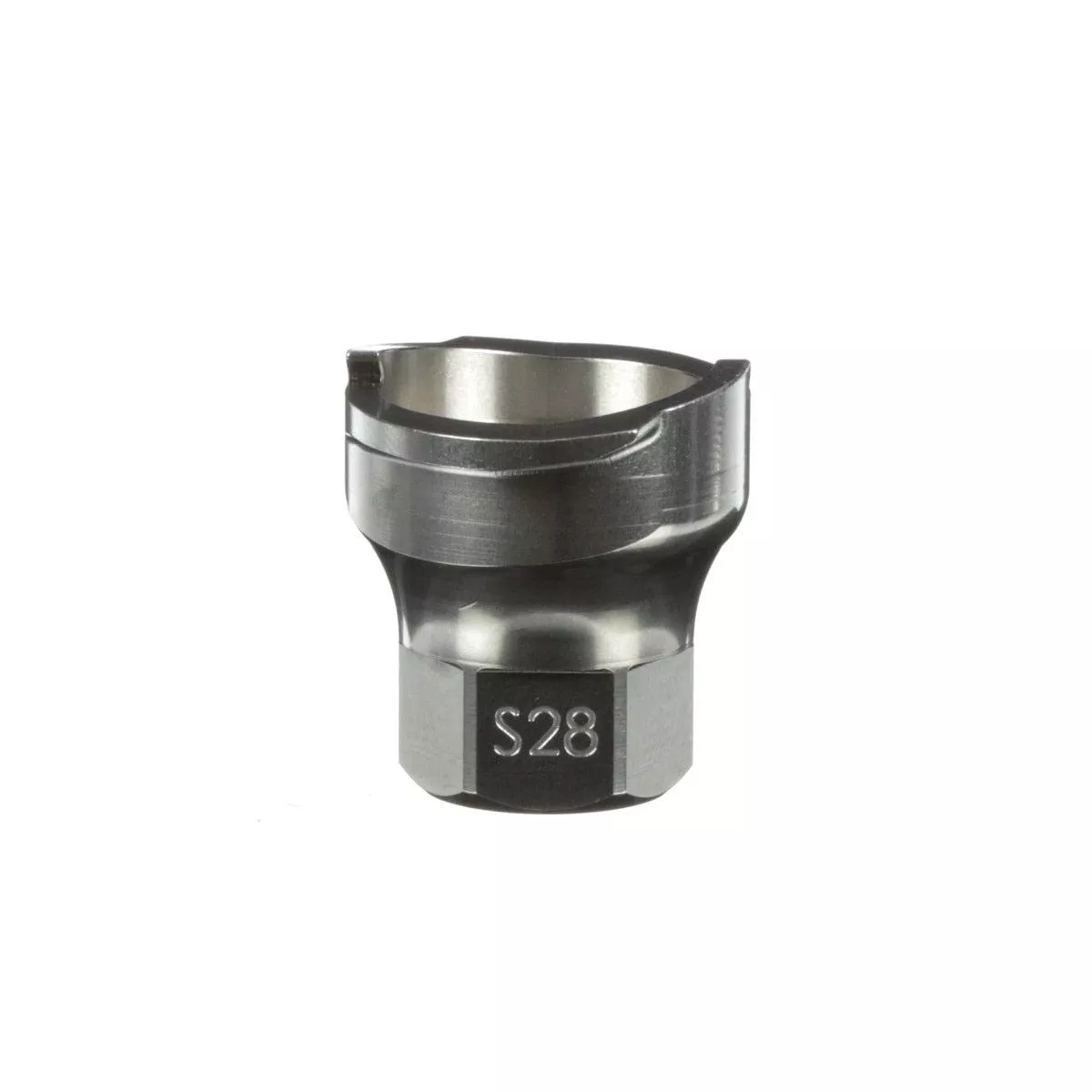 3M PPS Series 2.0 Adapter, Type S28, 17.5 mm Female, 19 TPI Thread (26120) (7100135956) (4 Pack)