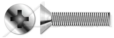 5/16″-18 X 2-1/4″ Machine Screws, Flat Phillips Drive, Stainless Steel