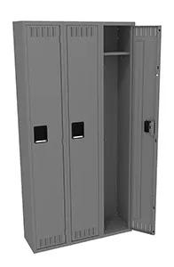 72" Inch High Single Tier Lockers Without Legs - Assembled - 2