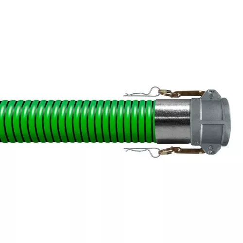 BadgerFlex Green 4 in. Liquid Suction Hose w/ Female Coupler Ends