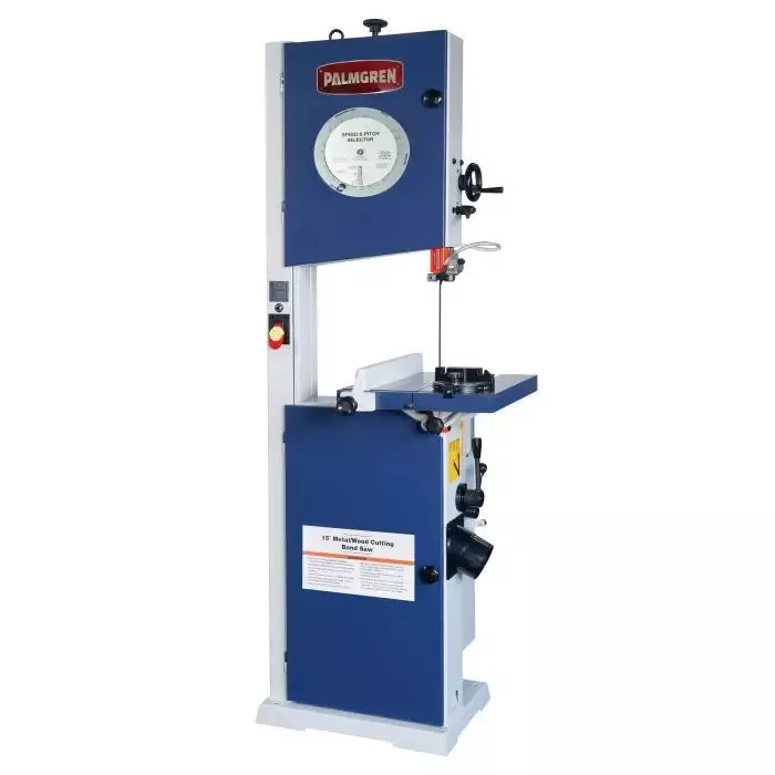 Band Saw | 15” | Wood/Metal | Vertical | Palmgren 9683115