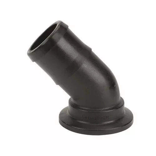 Banjo Flange x Hose Barb with 45° Elbow
