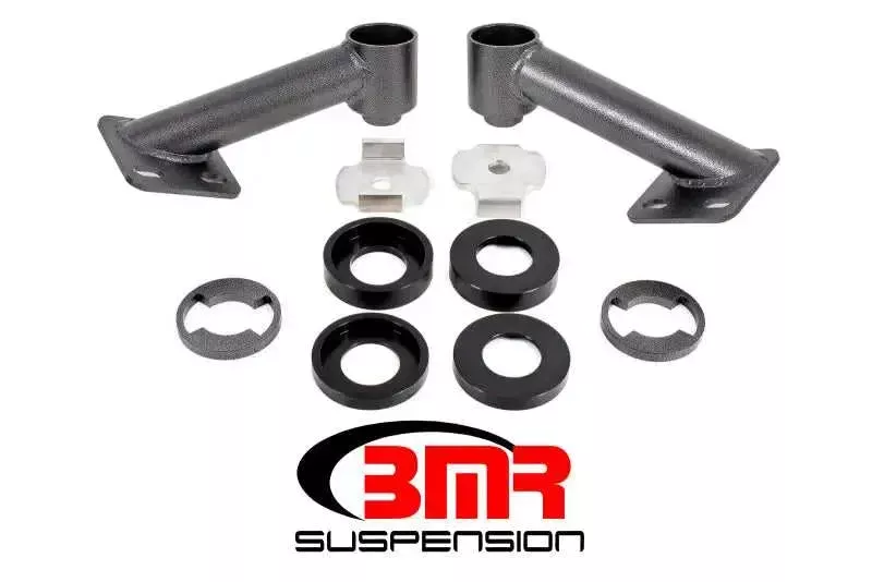 BMR 15-17 S550 Mustang Cradle Bushing Lockout Kit – Black Hammertone