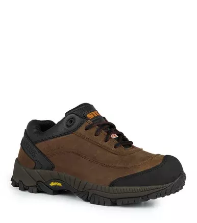 Bruce | Athletic Leather Work Shoes | Vibram TC4+ Outsole | STC