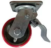 CA6 Series 4 Inch Casters with Swivel Lock Brakes - 4