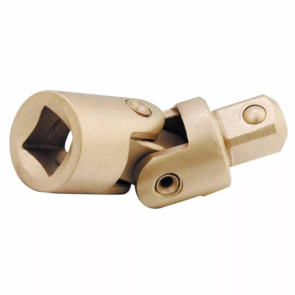 Carltsoe Safety CS Unitec Ex1507A-A Aluminum Bronze Non-Sparking, Low-Magnetism, Corrosion Resistant Universal Joint 3/8″ Drive (1507AU-A)