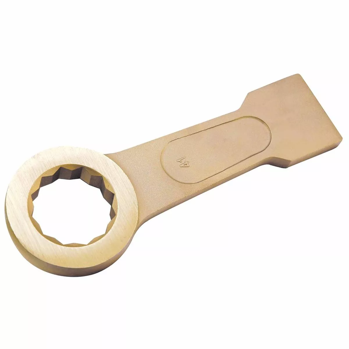 Carltsoe Safety CS Unitec Ex201B-180UB Copper Beryllium Non-Sparking, Non-Magnetic, Corrosion Resistant Striking Box Wrench, 12-Point 3-3/8″ (201BU-180UB)
