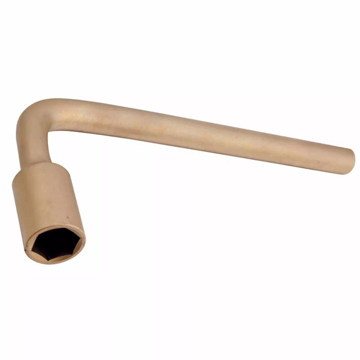Carltsoe Safety CS Unitec Ex701-050UB Copper Beryllium Non-Sparking, Non-Magnetic, Corrosion Resistant 6 point L type Socket Wrench 5/8″ (701U-050UB)
