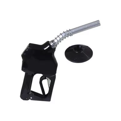 Catlow CWNEPNL0012-BK-W Cold Weather Elite Pressure Sensitive 3/4" Black Auto Gas Nozzle w/ 2 Step Hold Open Device & Trickle Flo Poppet & Attitude Device & Warning