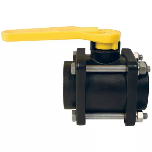 Dixon 1 in. Polypropylene 4-Bolt Ball Valves