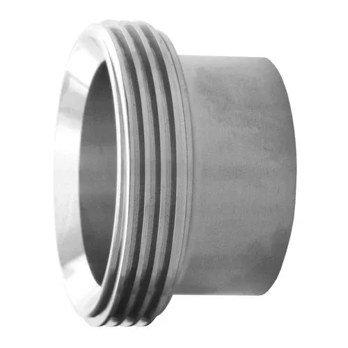 Dixon Sanitary 15A Long Threaded Bevel Seat Ferrules 316L SS