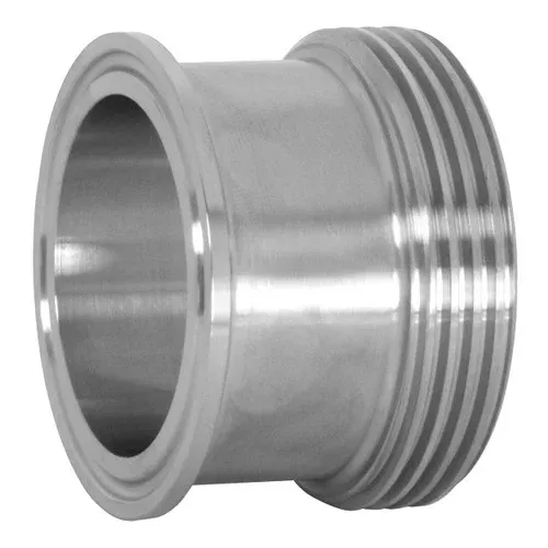 Dixon Sanitary 17MP-15 Clamp x Threaded Bevel Seat Adapters 304 SS