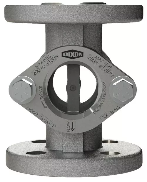 Dixon Series 14 Sight Flow Indicator 1/2 in. #150 TTMA Flange Neoprene Seal