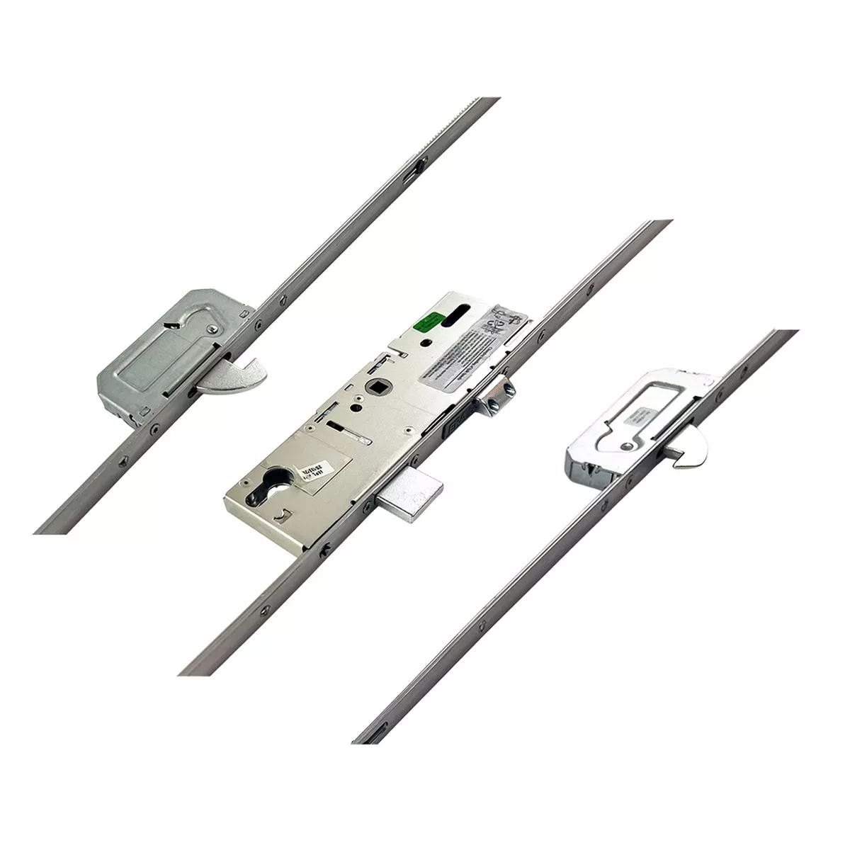 Era Latch Deadbolt 2 Hooks Interlocking French Door Lock Split Spindle Multipoint Door Lock (top hook to spindle = 380mm)