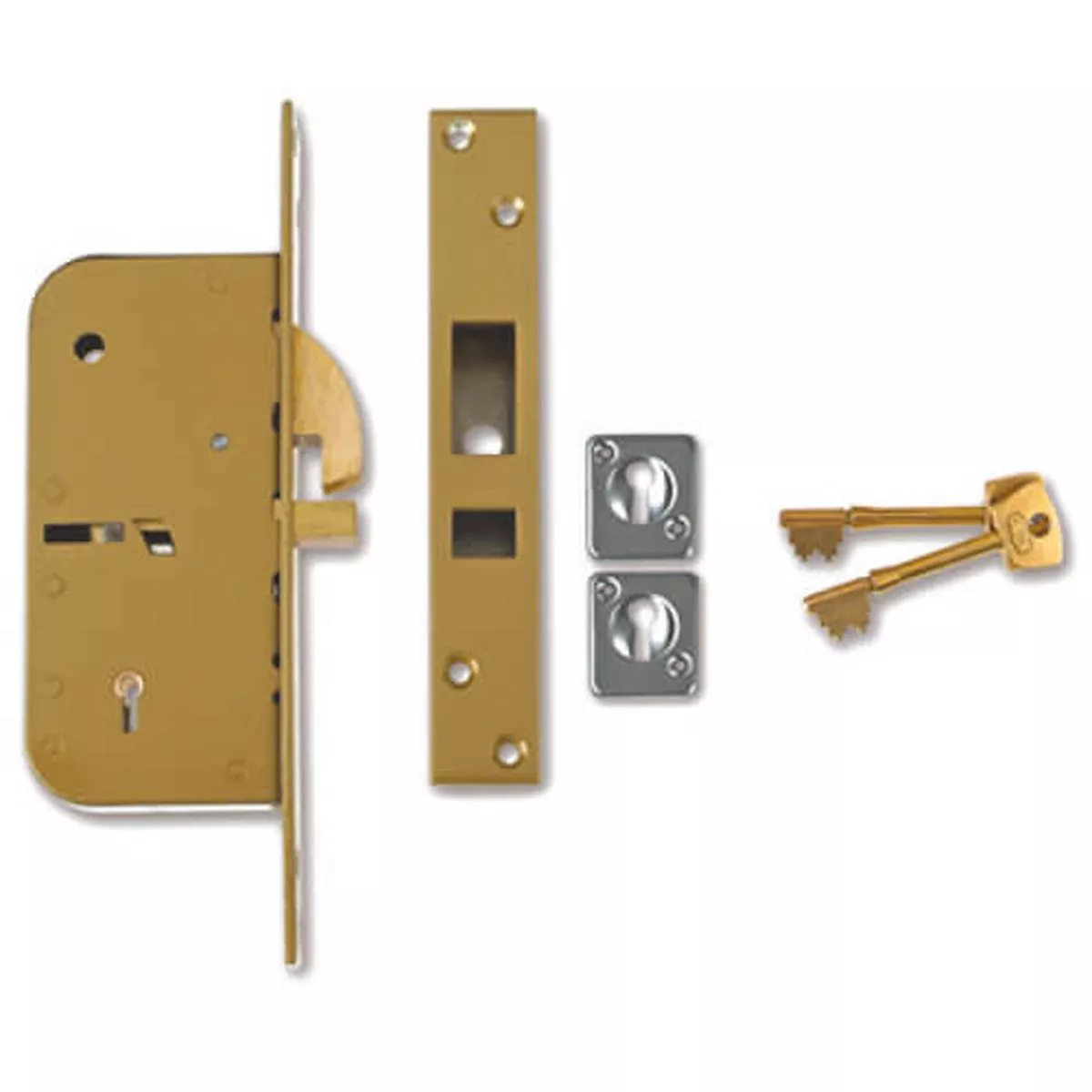 (Ex Chubb) Union 3M50 Non British Standard 5 Lever Mortice Hookbolt Deadlock