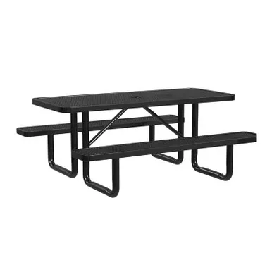 Expanded Metal Portable 6 Ft Picnic Table - 1