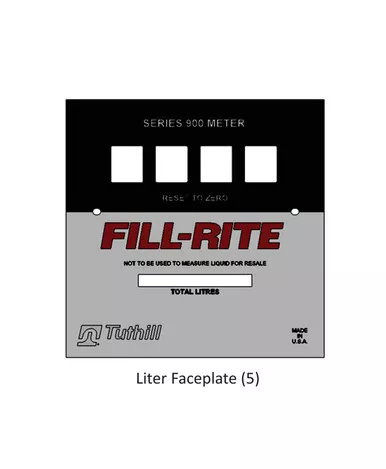 Fill-Rite KIT900LFPP Bulk Liter Faceplate Kit