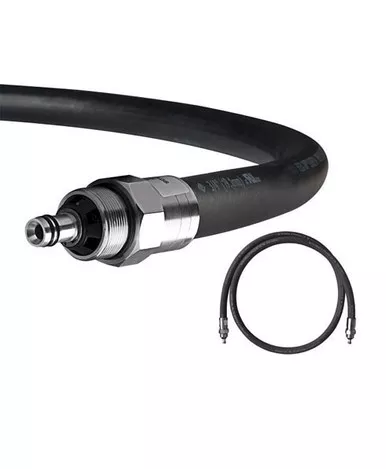 Franklin Fueling 75B-125-S4F2 3/4'' Dia. x 12'6" Standard HEALY™ Coaxial Hose w/ Swivel Balance-Type x Fixed Ends
