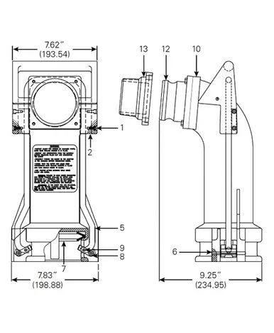 Franklin Fueling 88024501 Replacement Locking Cam for Dual Point Vapor Recovery Elbows