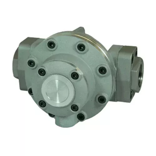 GPI Flomec OM Series 025 1 in. Stainless Steel Oval Gear Pulse Meter w/ PTFE/FKM Seals