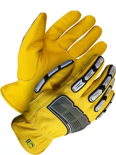 Grain Goatskin Driver Back Hand Protection Lined Thinsulate | Bob Dale Gloves