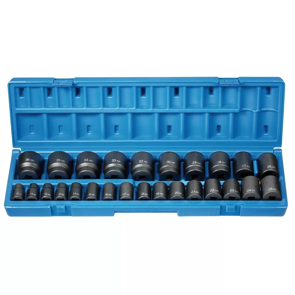 Grey Pneumatic 1726M 1/2″ Dr. 26 Pc. Standard Length Metric Set – 12 Point