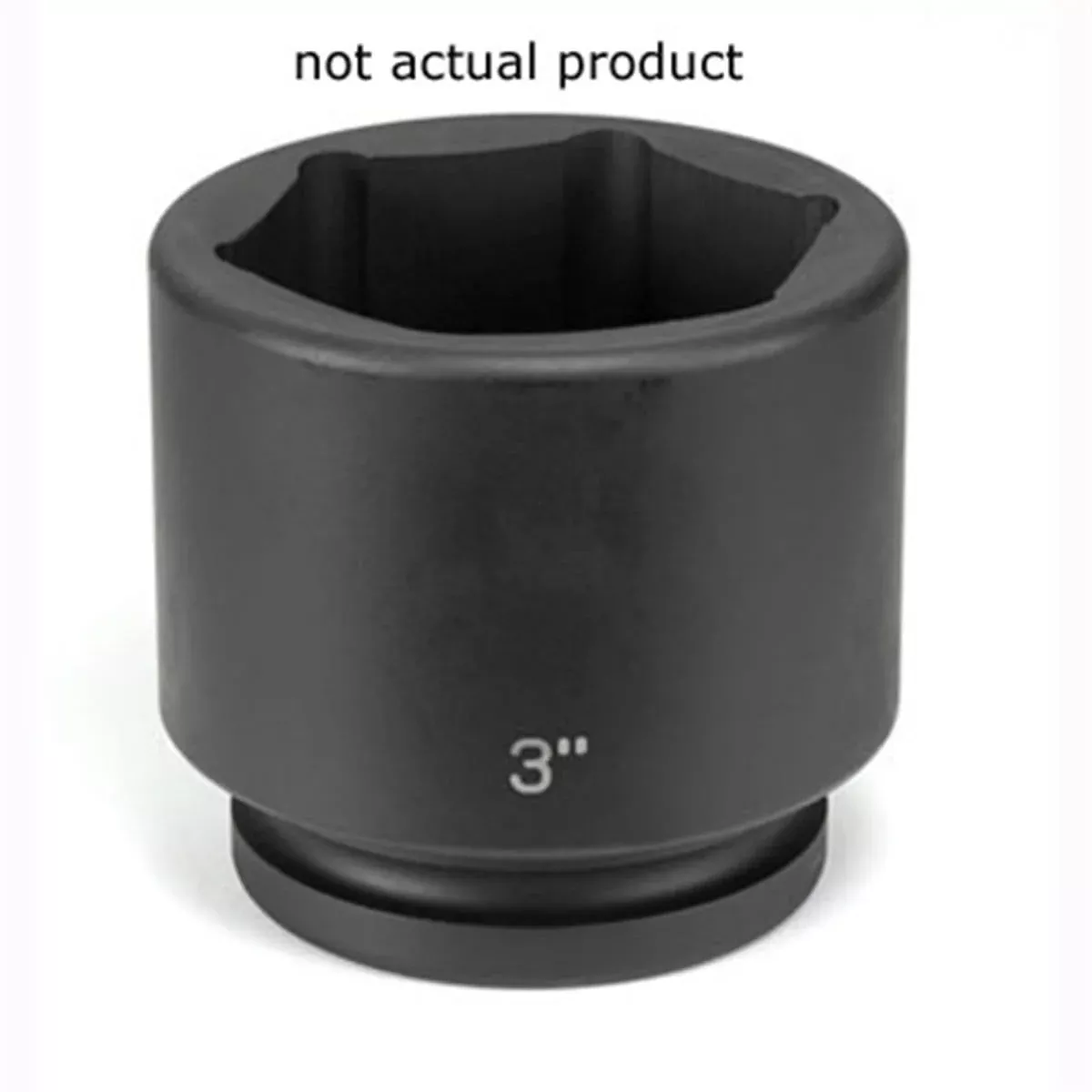 Grey Pneumatic 4072R 1 in. Drive 6-Point Fractional Impact Socket 2-1/4