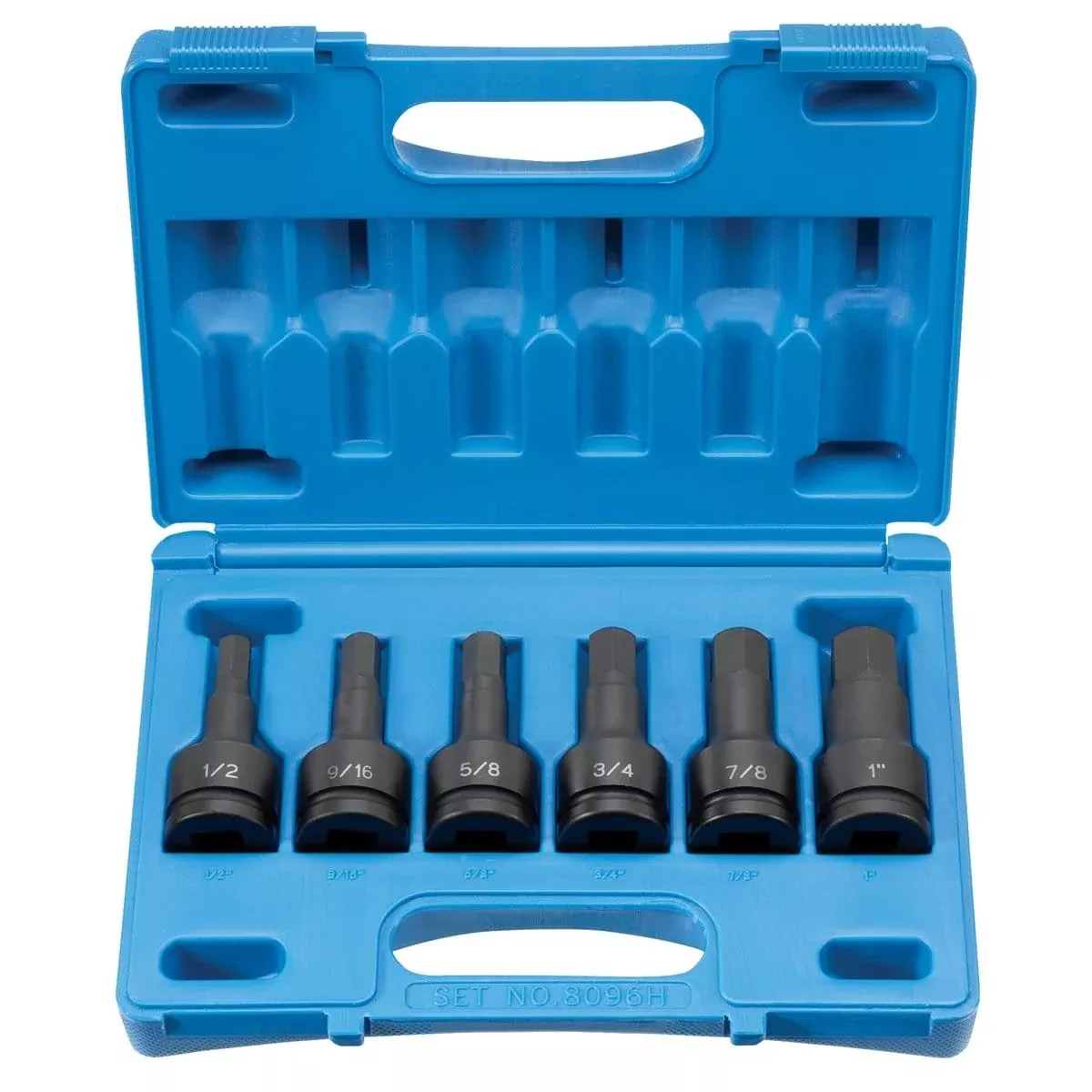 Grey Pneumatic 8096H 3/4" Drive 6-Piece Hex Driver Set