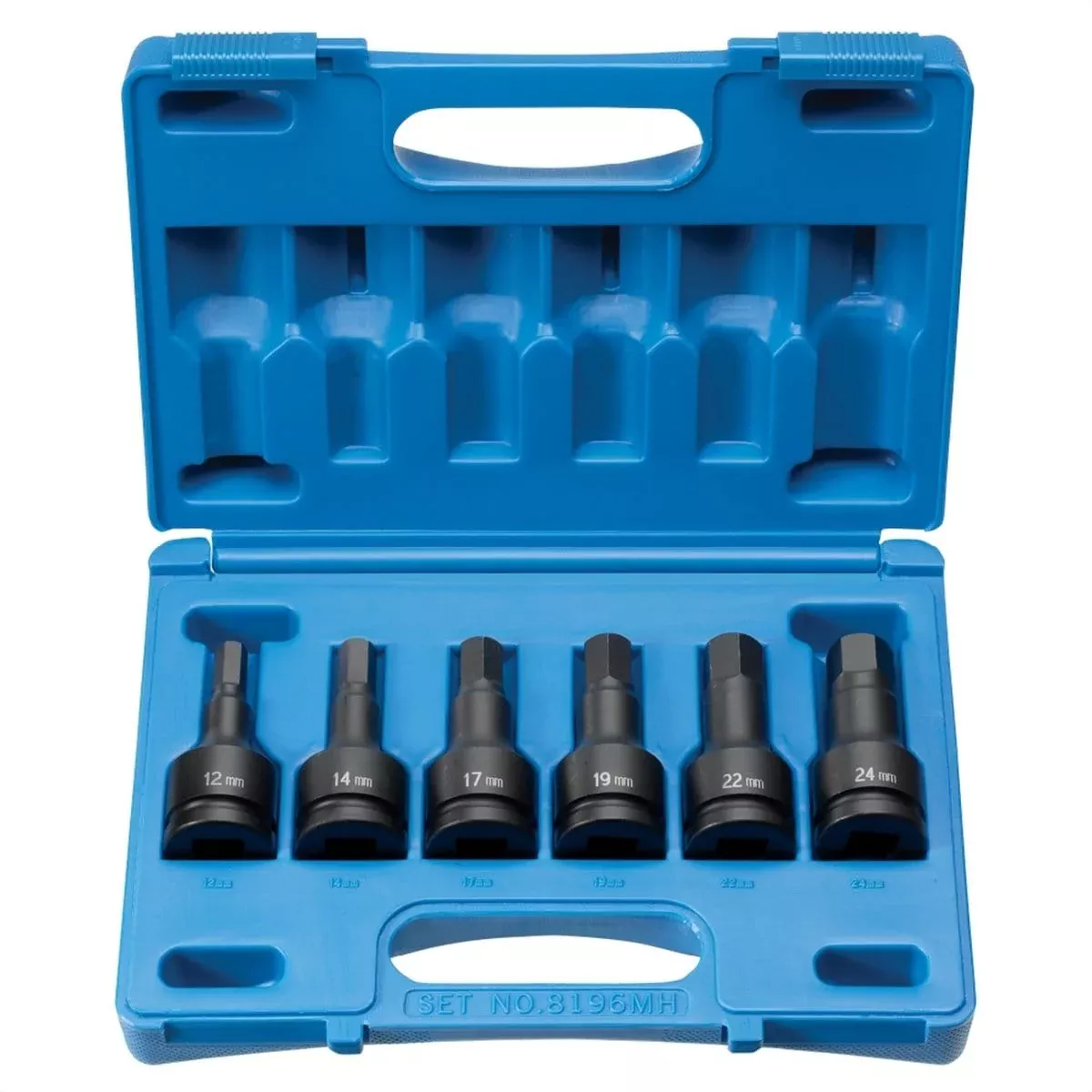 Grey Pneumatic 8196MH 3/4" Drive 6-Piece Hex Driver Metric Set