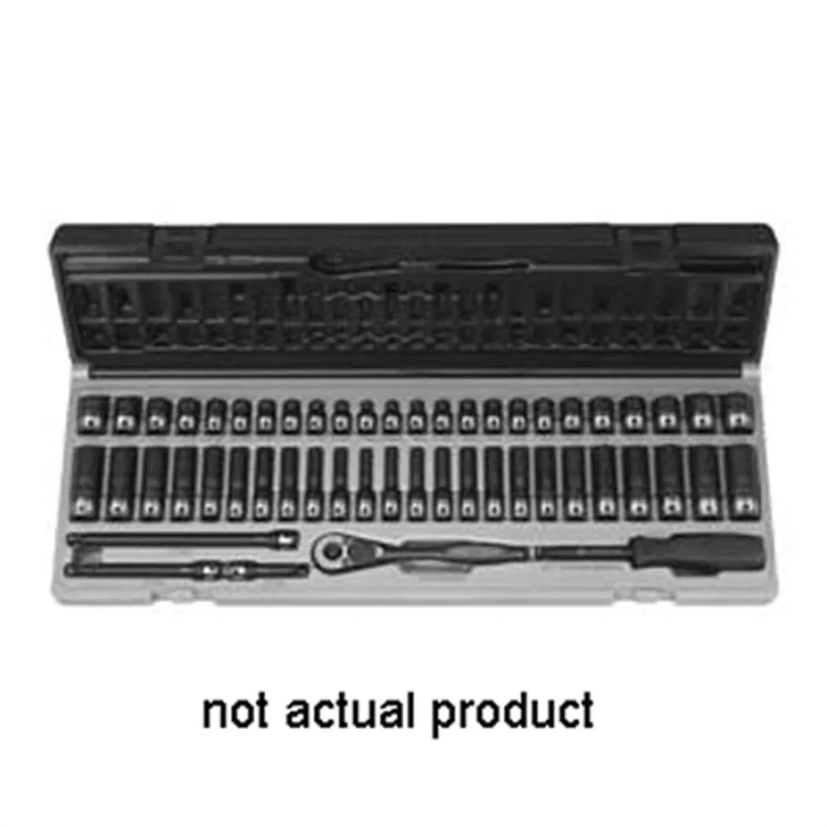Grey Pneumatic 89008MD 1/4 in. Drive x 8mm Deep Duo Socket - 6-Point
