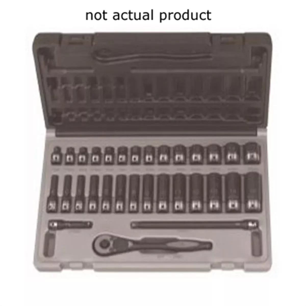 Grey Pneumatic 89110D 1/4" Drive x 5/16" Deep Duo Socket - 12 Point