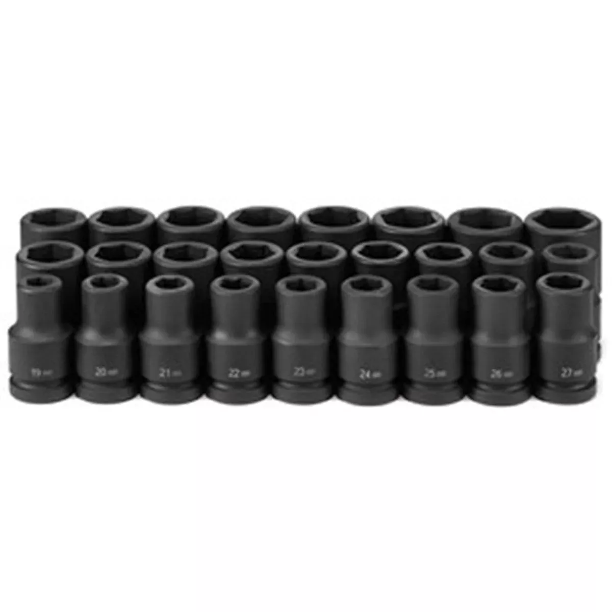 Grey Pneumatic 9026MD 1″ Dr Deep Metric Set 26pc